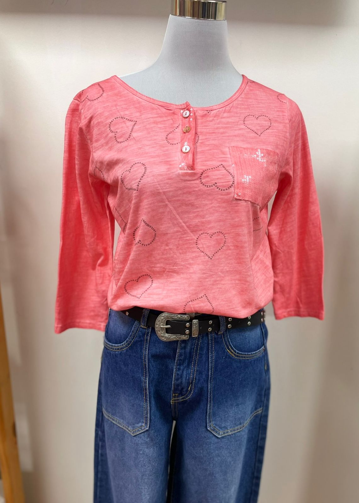 Polera Manga 3/4 - Imagen 5